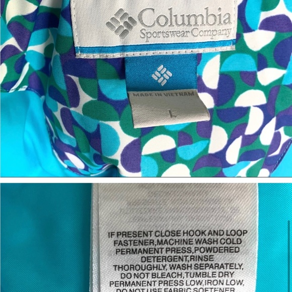 Columbia Girls Blue Winter / Snow Jacket Size L - Picture 5 of 7